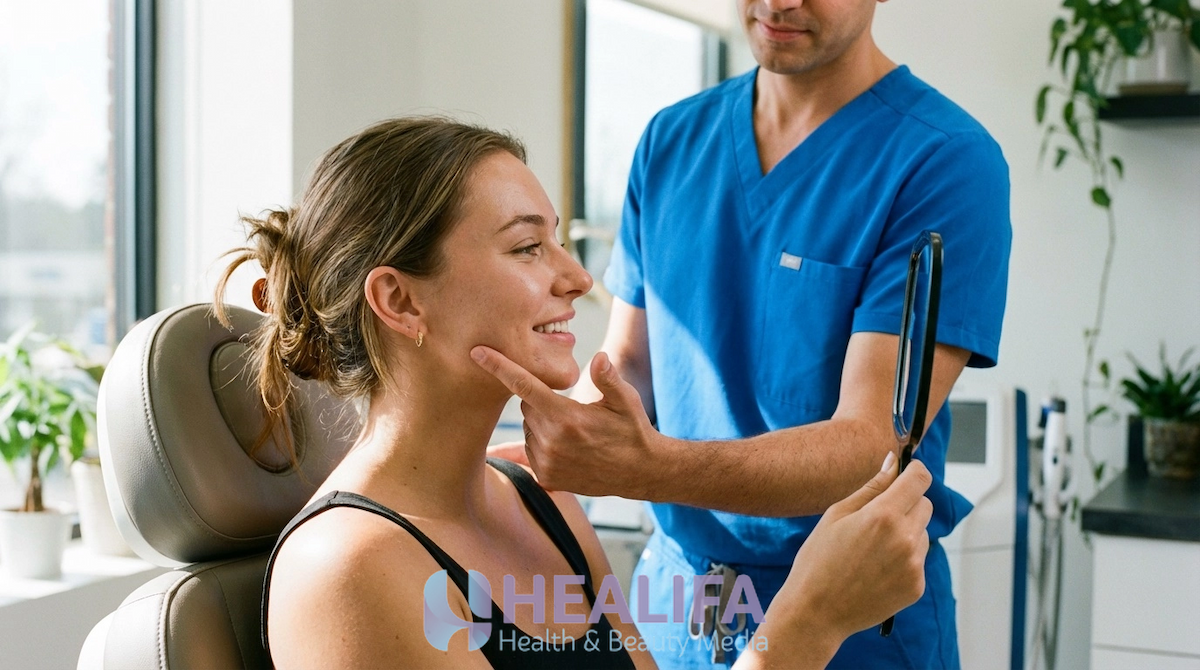 خط اوجی در صورت، تفاوت مهم با گونه‌گذاری [راهنما]